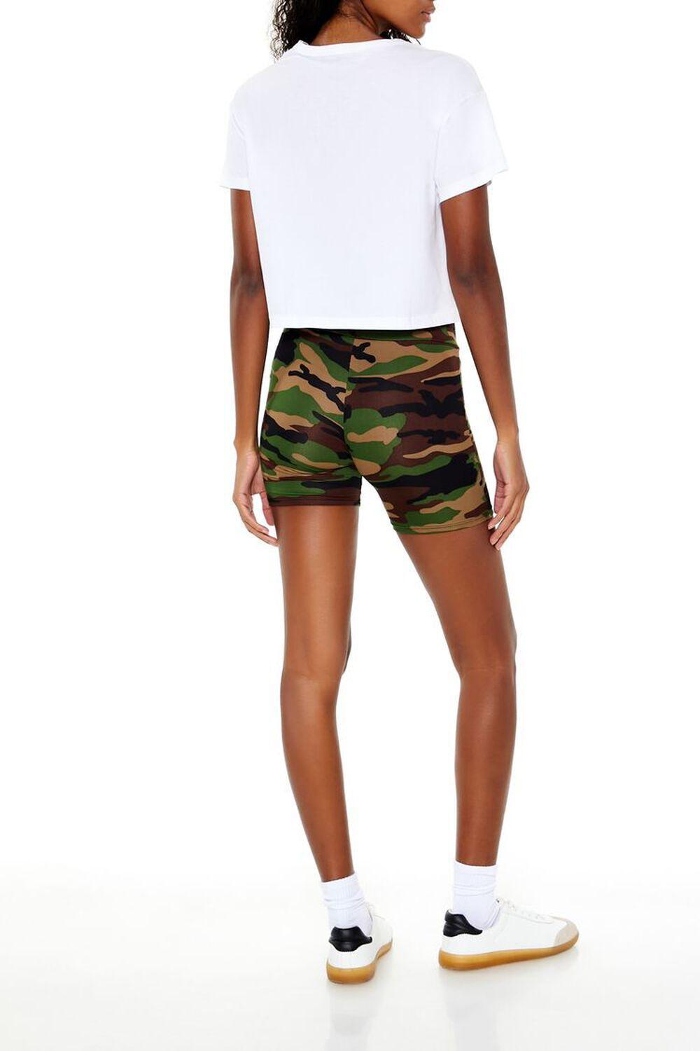 Camo Print Biker Shorts | Forever 21 Product Image