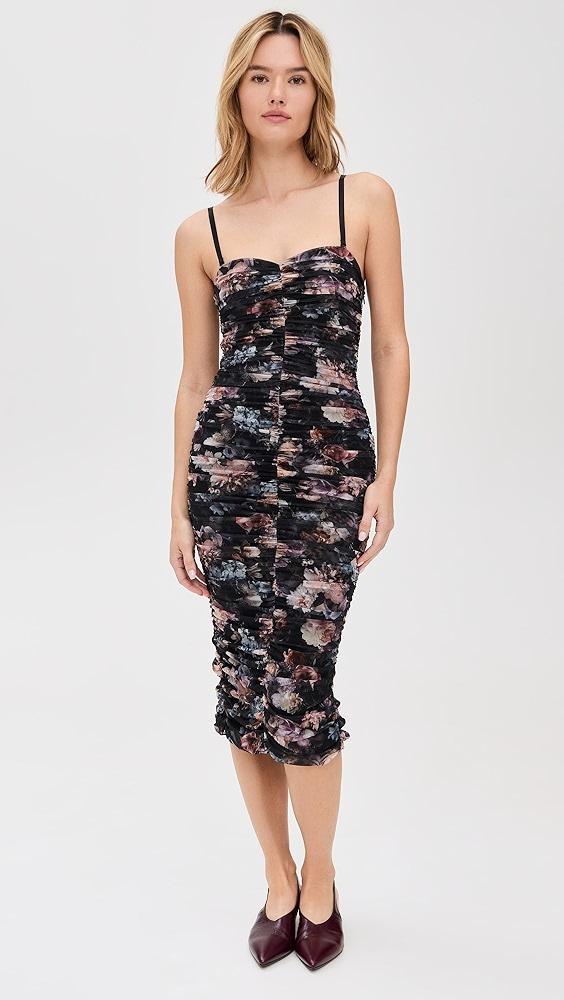 L'AGENCE Caprice Strapless Midi Dress | Shopbop Product Image