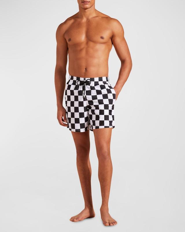 Men's Damier Check Swim Trunks Product Image