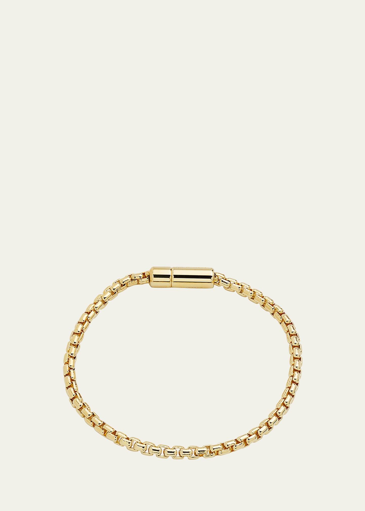 Tateossian Men's Chain Bracelet - Size: LARGE - Gold Product Image