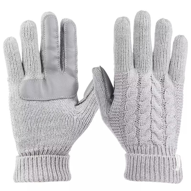 Womens isotoner Touchscreen Braid Knit Gloves Product Image