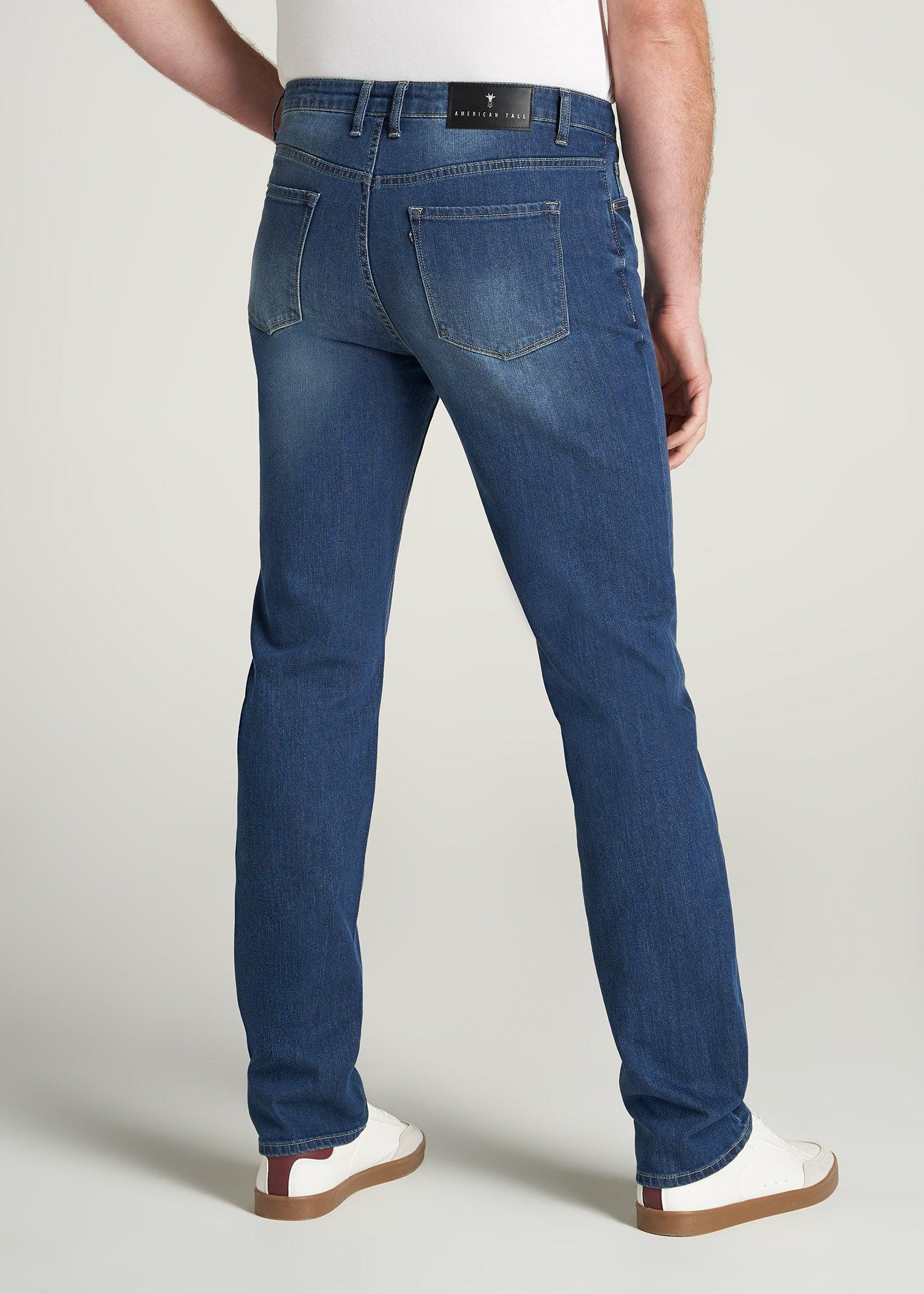 J1 STRAIGHT LEG Jeans for Tall Men in Classic Blue Product Image