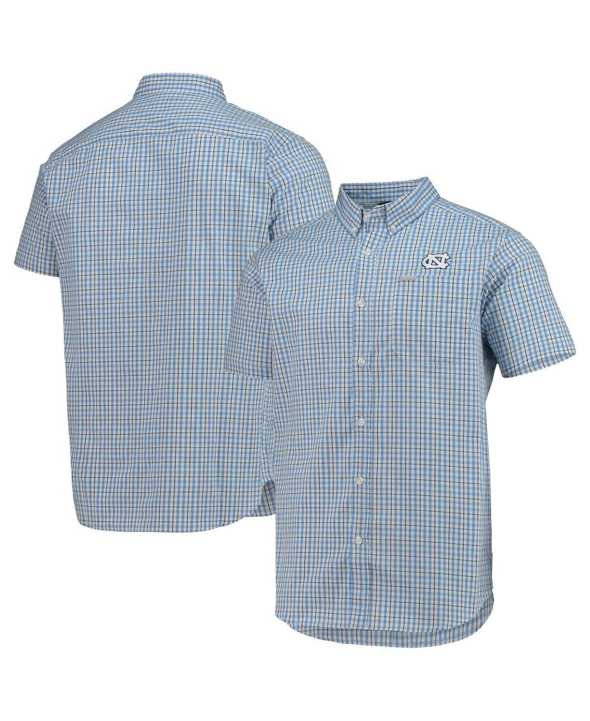 Mens Columbia Carolina Blue North Carolina Tar Heels Rapid Rivers Logo Button-Down Shirt Product Image