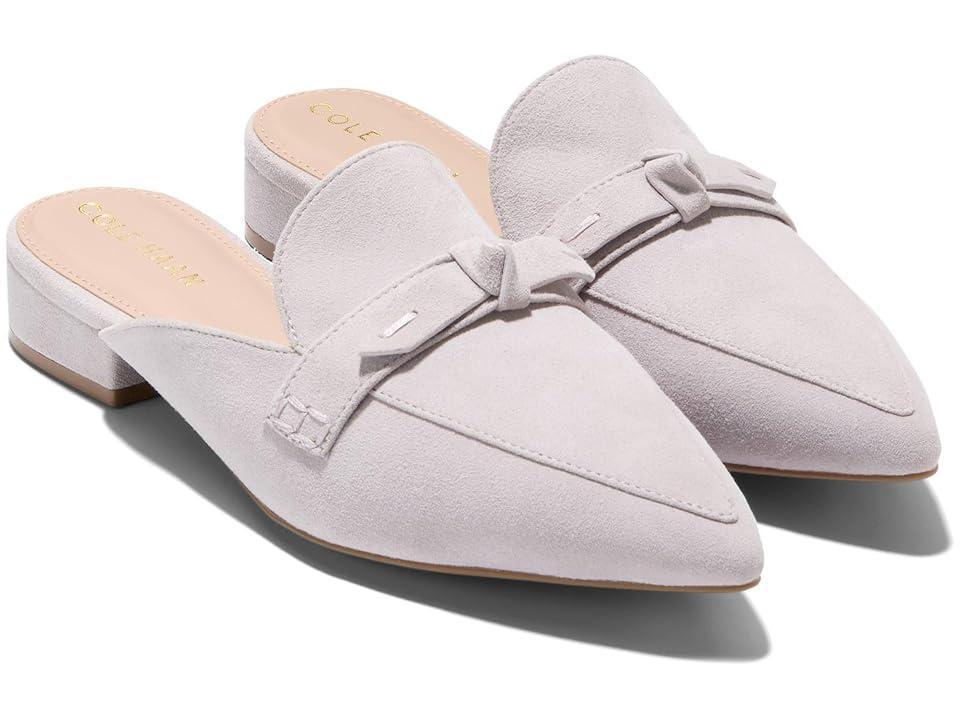 Cole Haan Piper Bow Mule (Ashes Of Roses Suede) Women's Flat Shoes Product Image