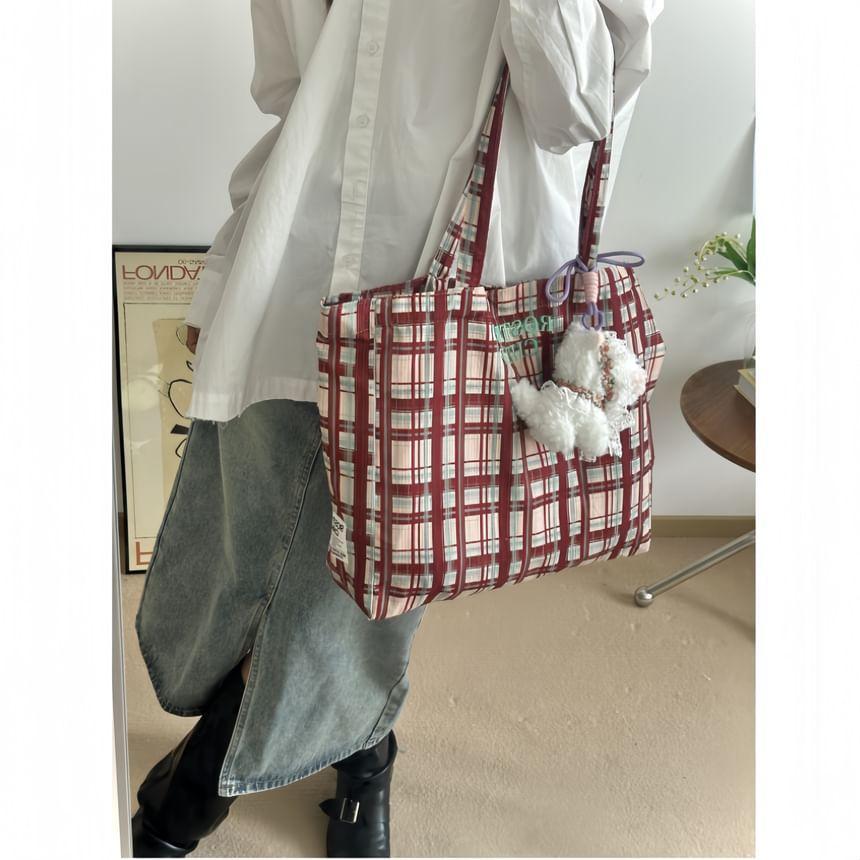 Plaid Tote Bag Product Image