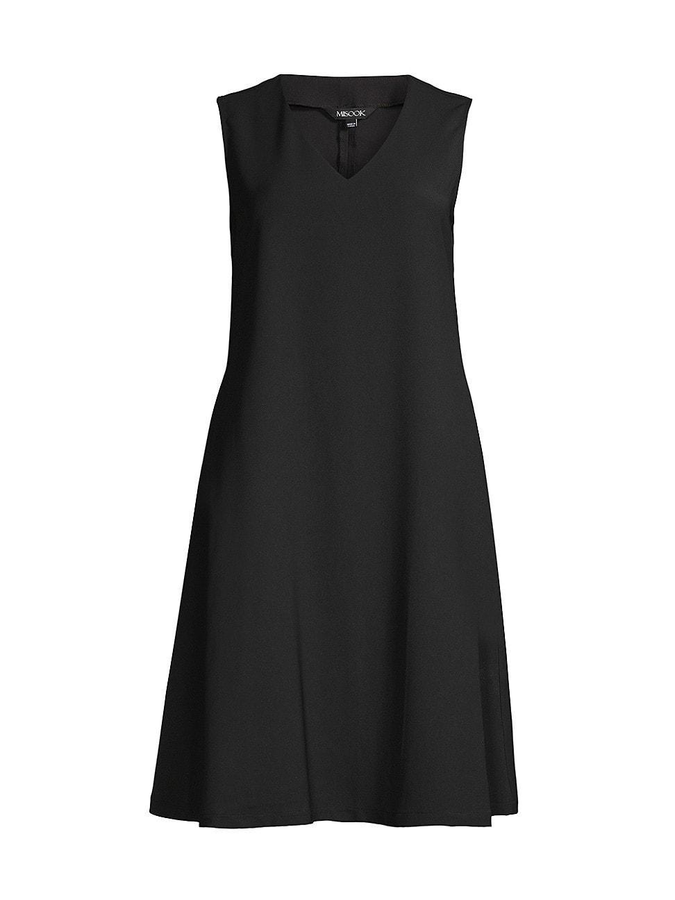 Womens V-Neck Swing Midi-Dress Product Image