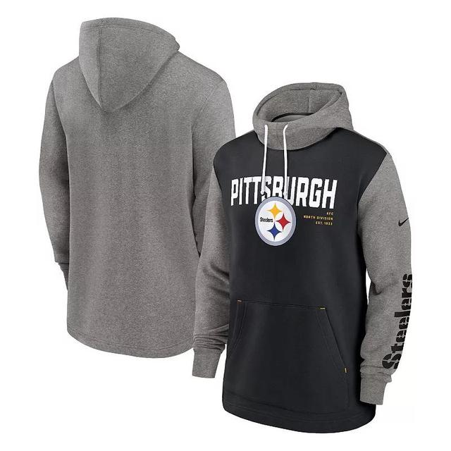 Mens Nike Pittsburgh Steelers Fashion Color Block Pullover Hoodie Product Image