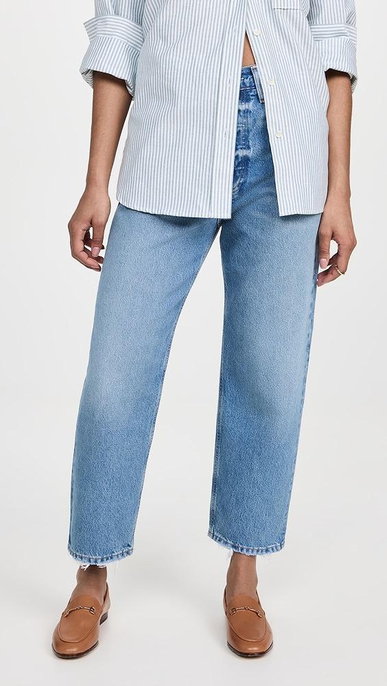 AGOLDE 90s Crop Mid Rise Straight Jeans | Shopbop Product Image