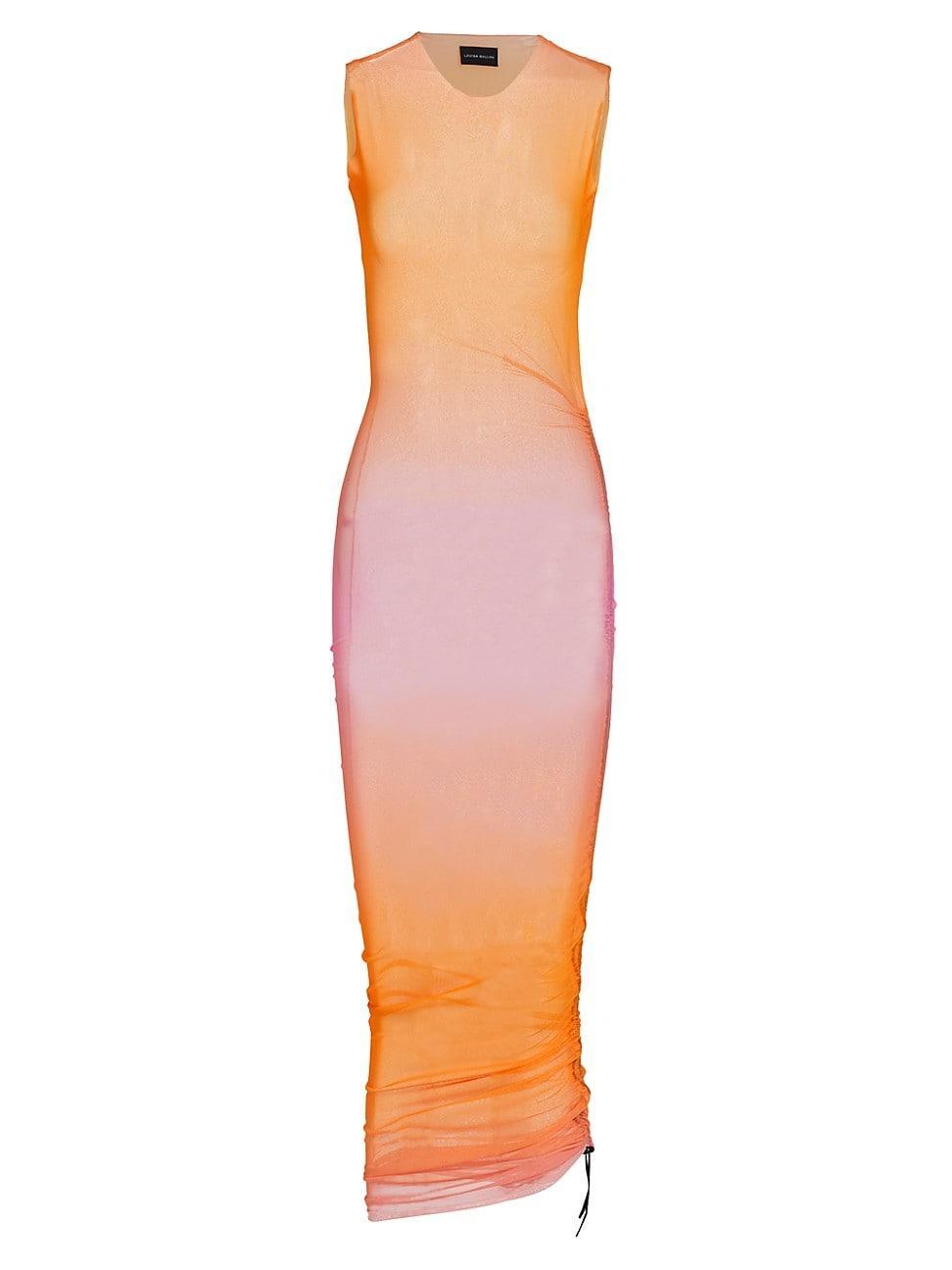 Womens Heatwave Sheer Midi Knit Dress Product Image