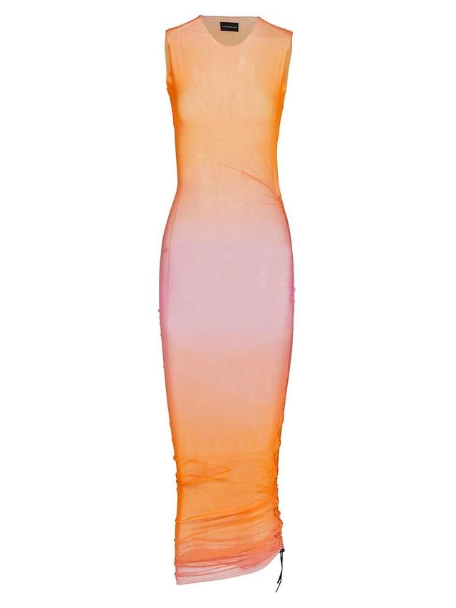 Womens Heatwave Sheer Midi Knit Dress Product Image