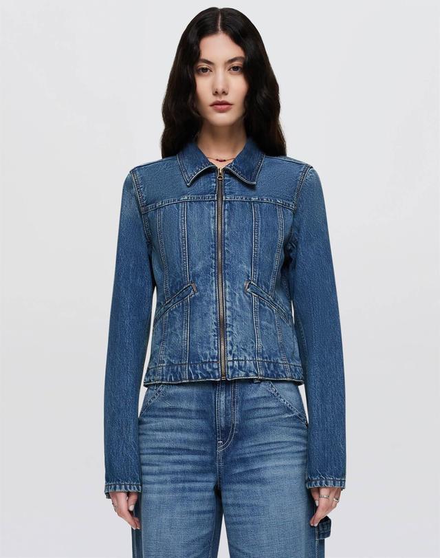 Slim Zip Jacket - Crafted Indigo Product Image