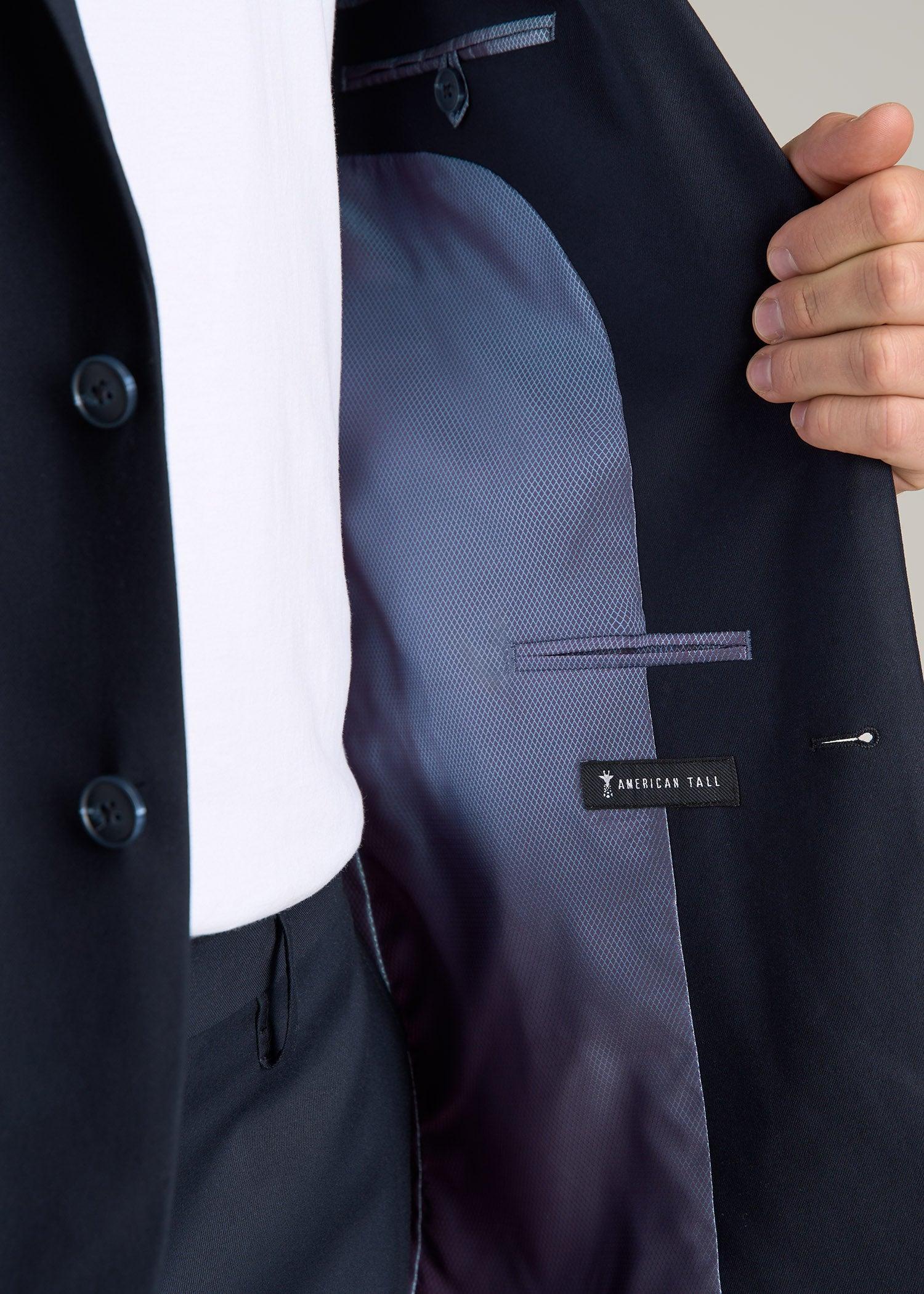 Suit Jacket for Tall Men in True Navy Male Product Image