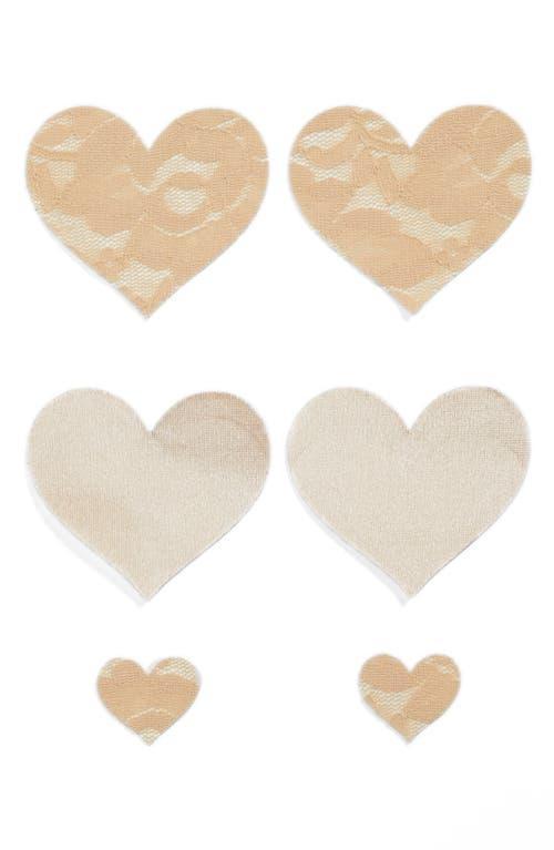 Bristols6 Nippies Hearts Patch of Freedom in Beige. Product Image