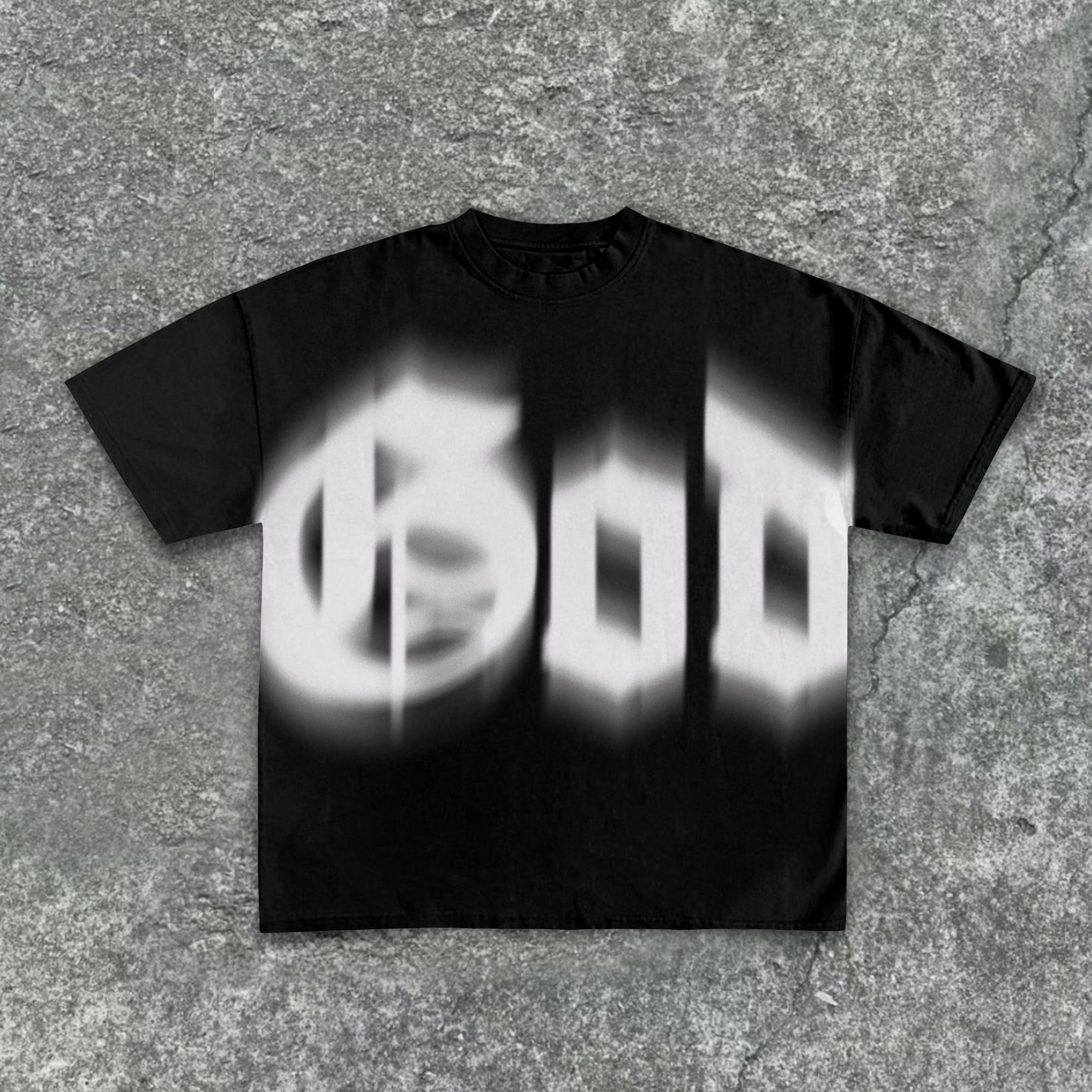 Christianity God Lord Letter Print Pattern Cotton T-Shirt Product Image