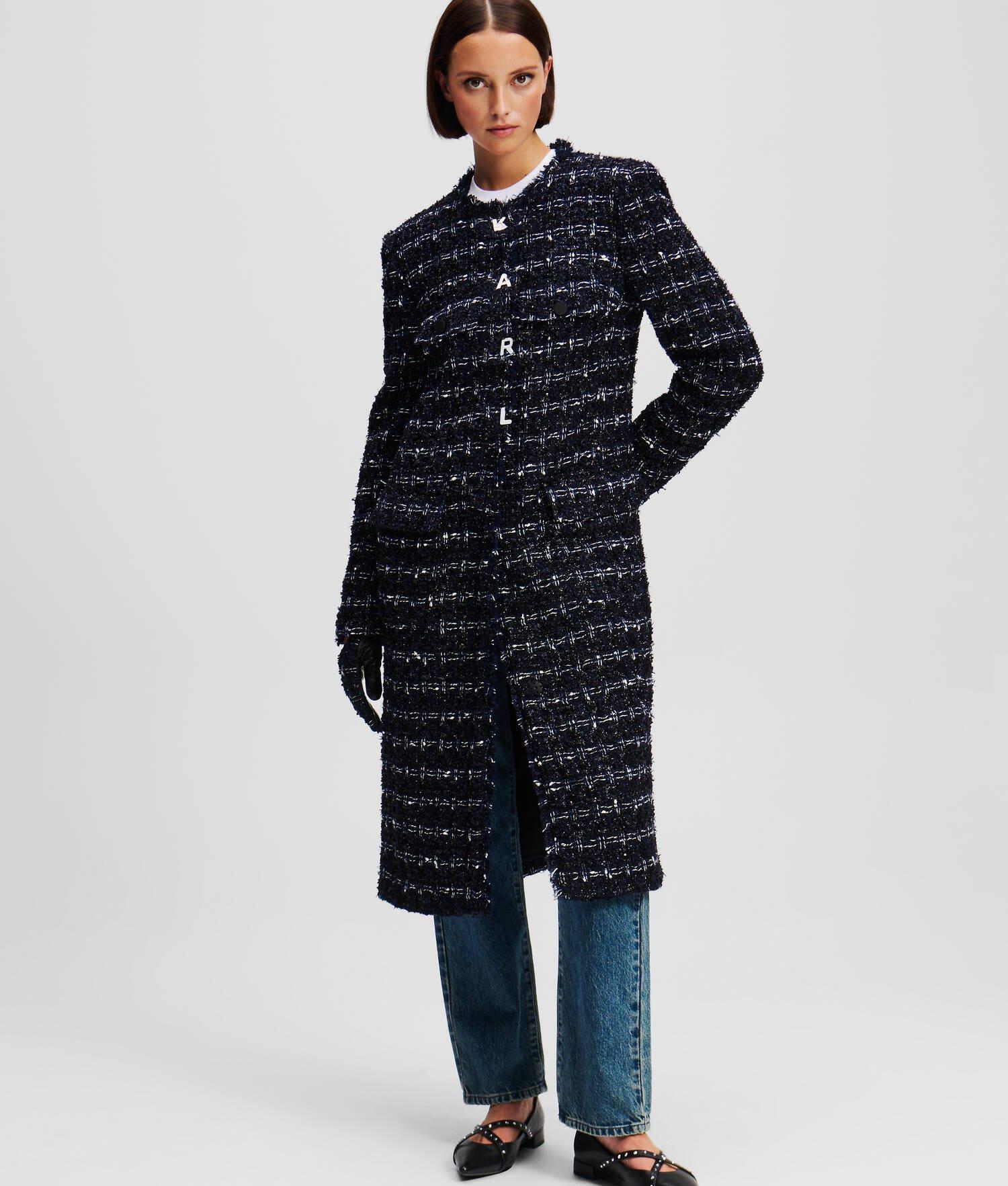 LONGLINE BOUCLÉ COAT Product Image