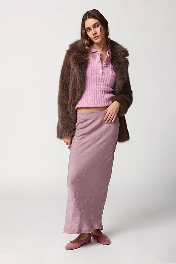 Urban Outfitters UO Winona Crinkle Satin High- Rise Maxi Skirt Womens at Urban Outfitters Product Image