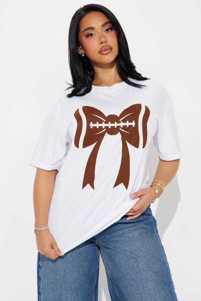 Very Sporty Bow T-Shirt - White Product Image