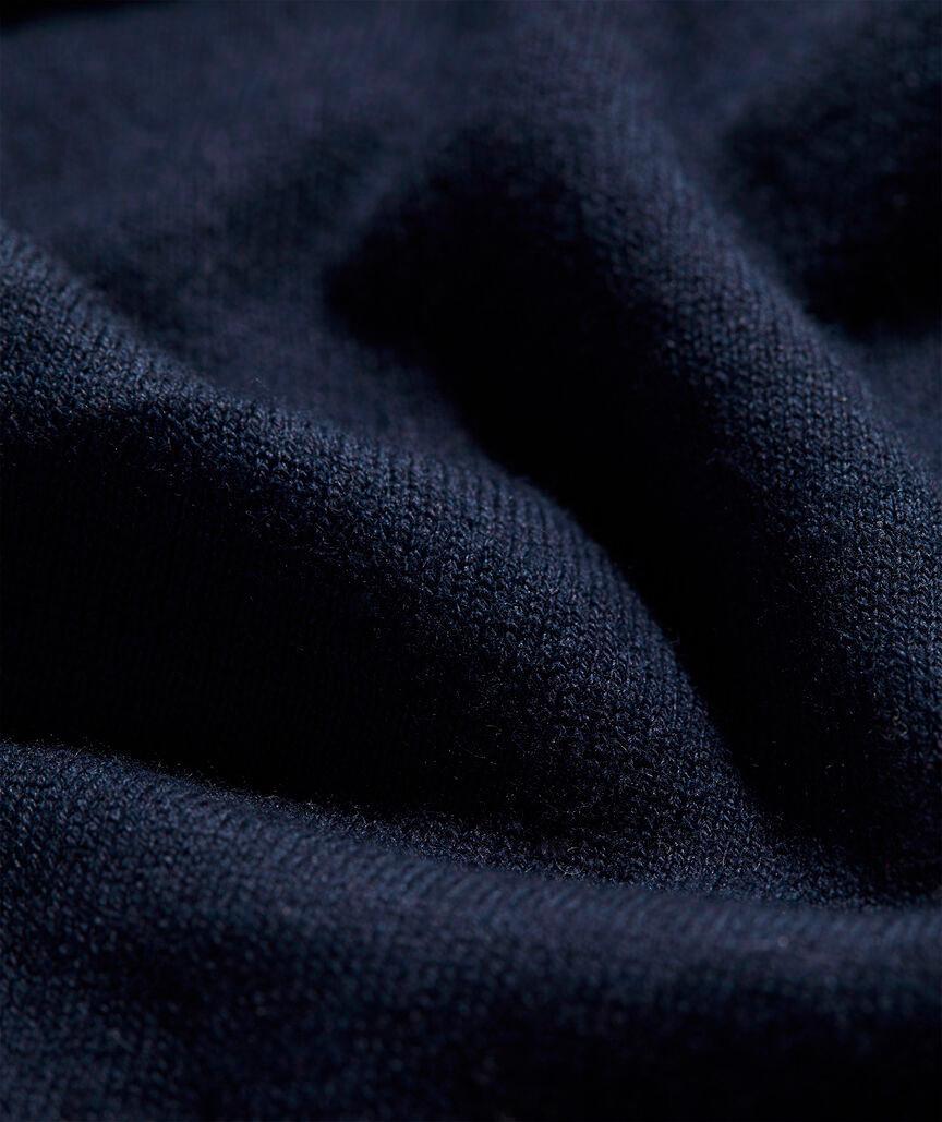 Cotton Cashmere Heritage Tipped V-Neck Product Image