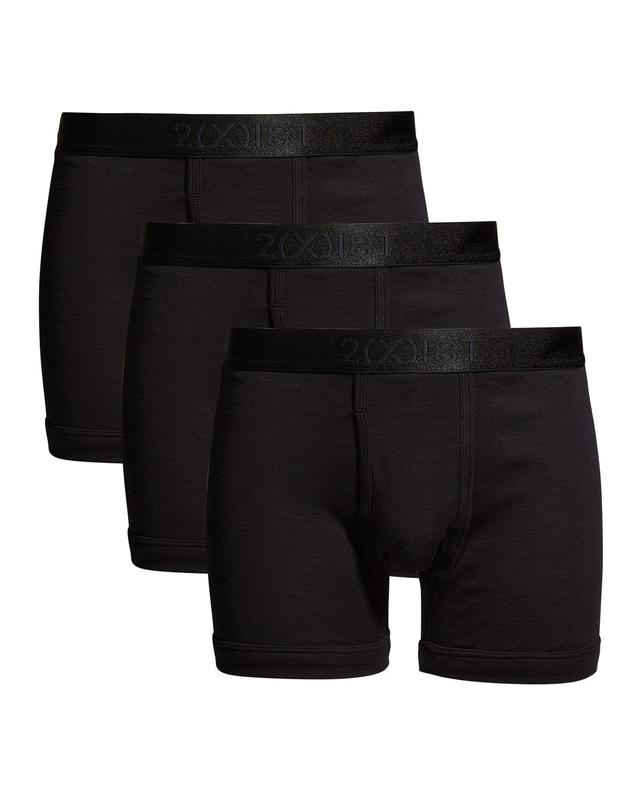 2(X)IST 3-Pack Pima Cotton Boxer Brief Men's Underwear Product Image