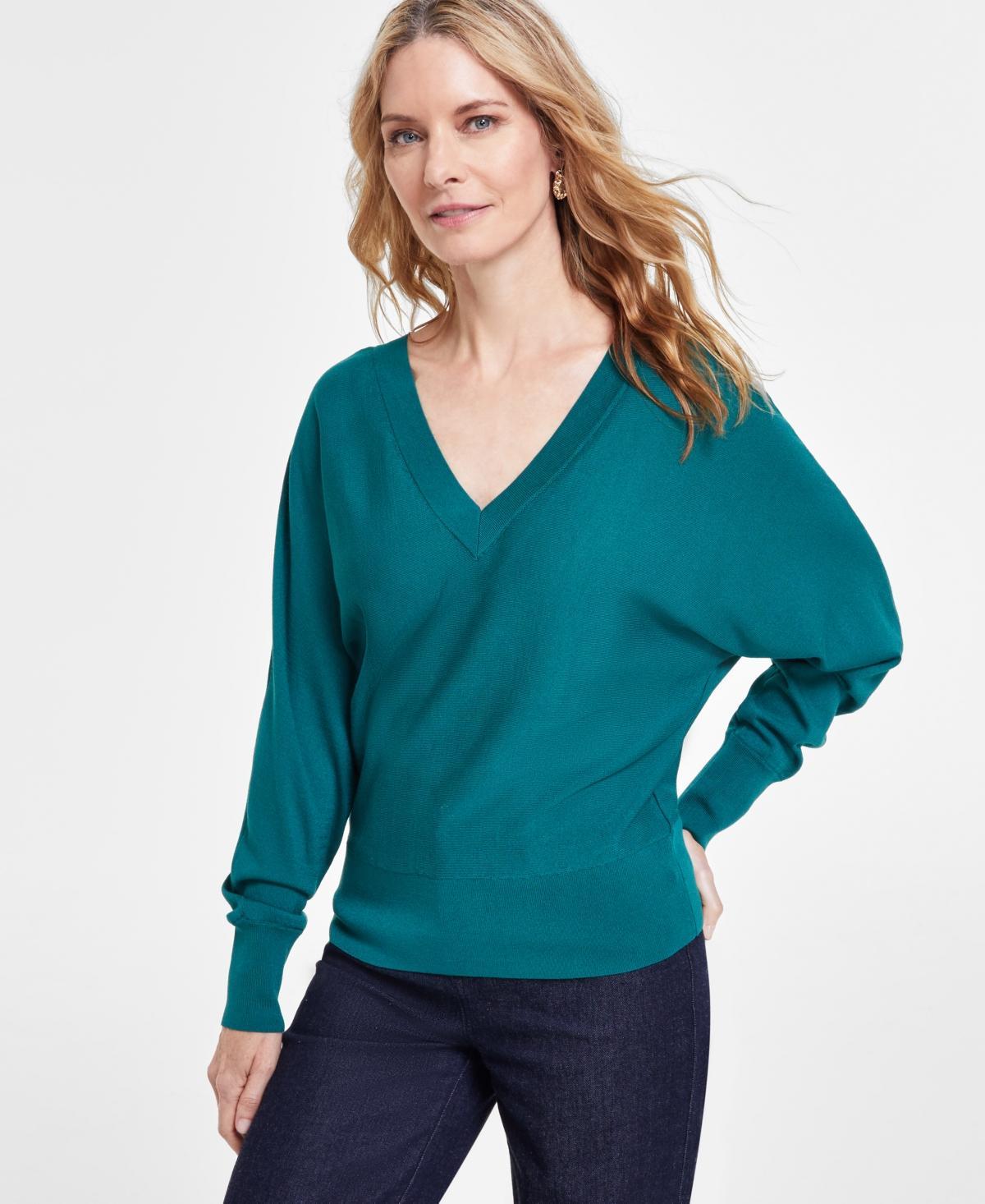 I.n.c. International Concepts Womens V-Neck Sweater, Created for Macys Product Image