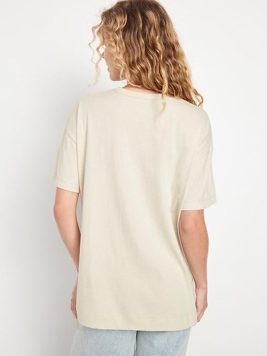 Oversized EveryWear Graphic Tunic T-Shirt Product Image