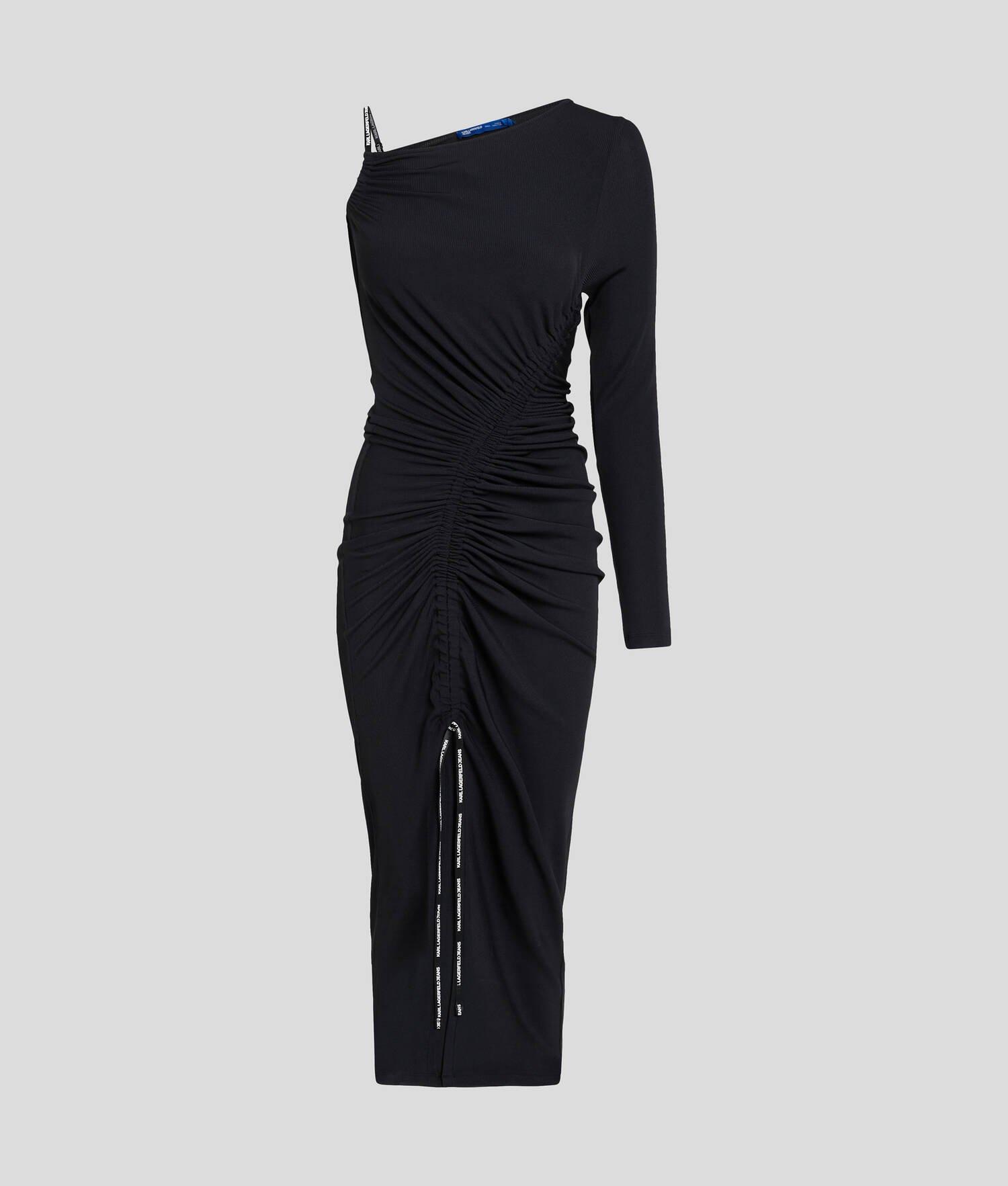 KLJ ASYMMETRIC RUCHED MAXI DRESS Product Image