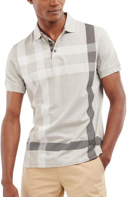 Mens Blaine Plaid Cotton Polo Shirt Product Image