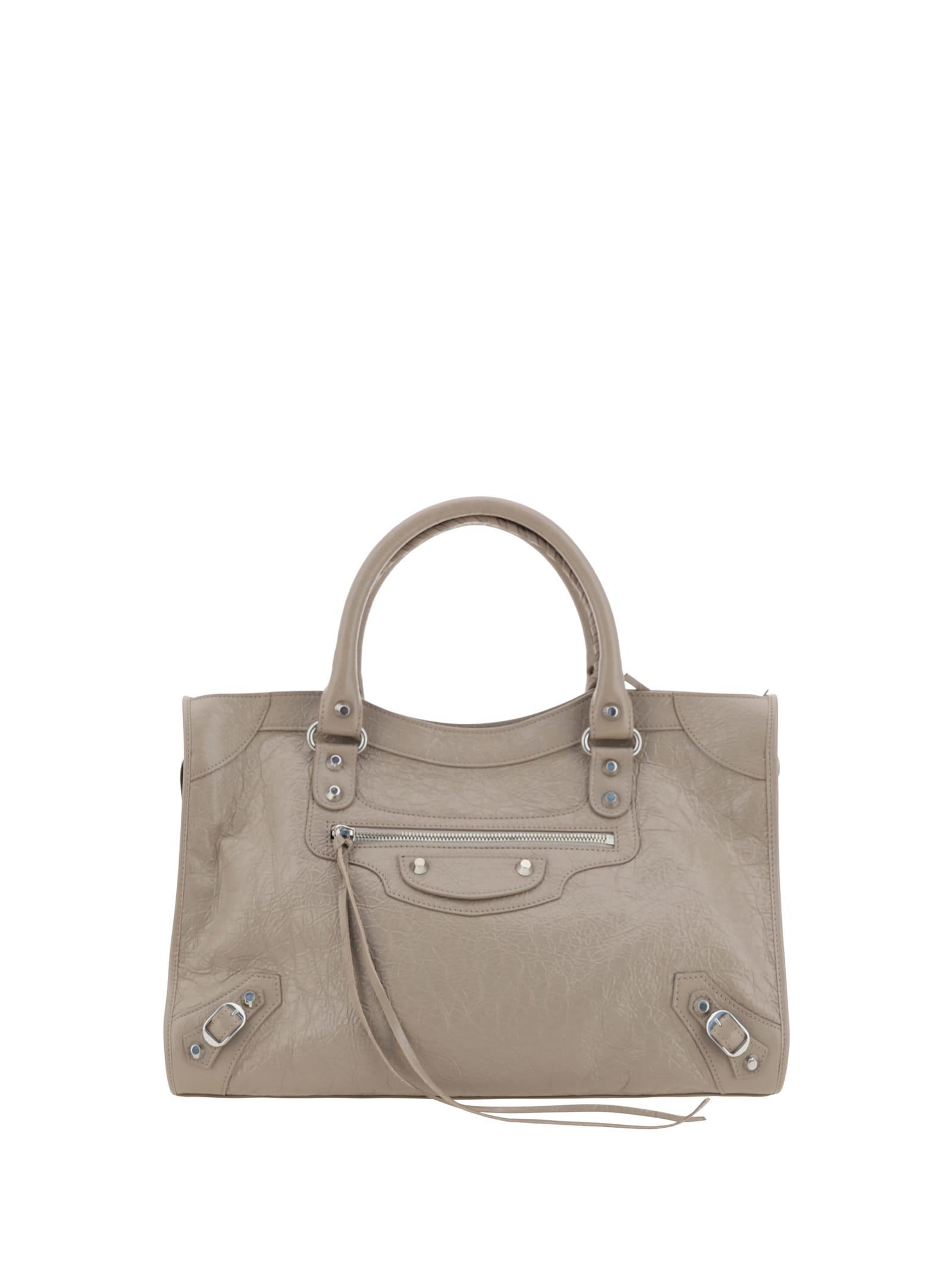 Le City Medium Handbag In Beige Product Image