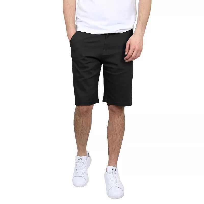 Mens Galaxy by Harvic 5-Pocket Flat-Front Slim-Fit Stretch Chino Shorts Product Image