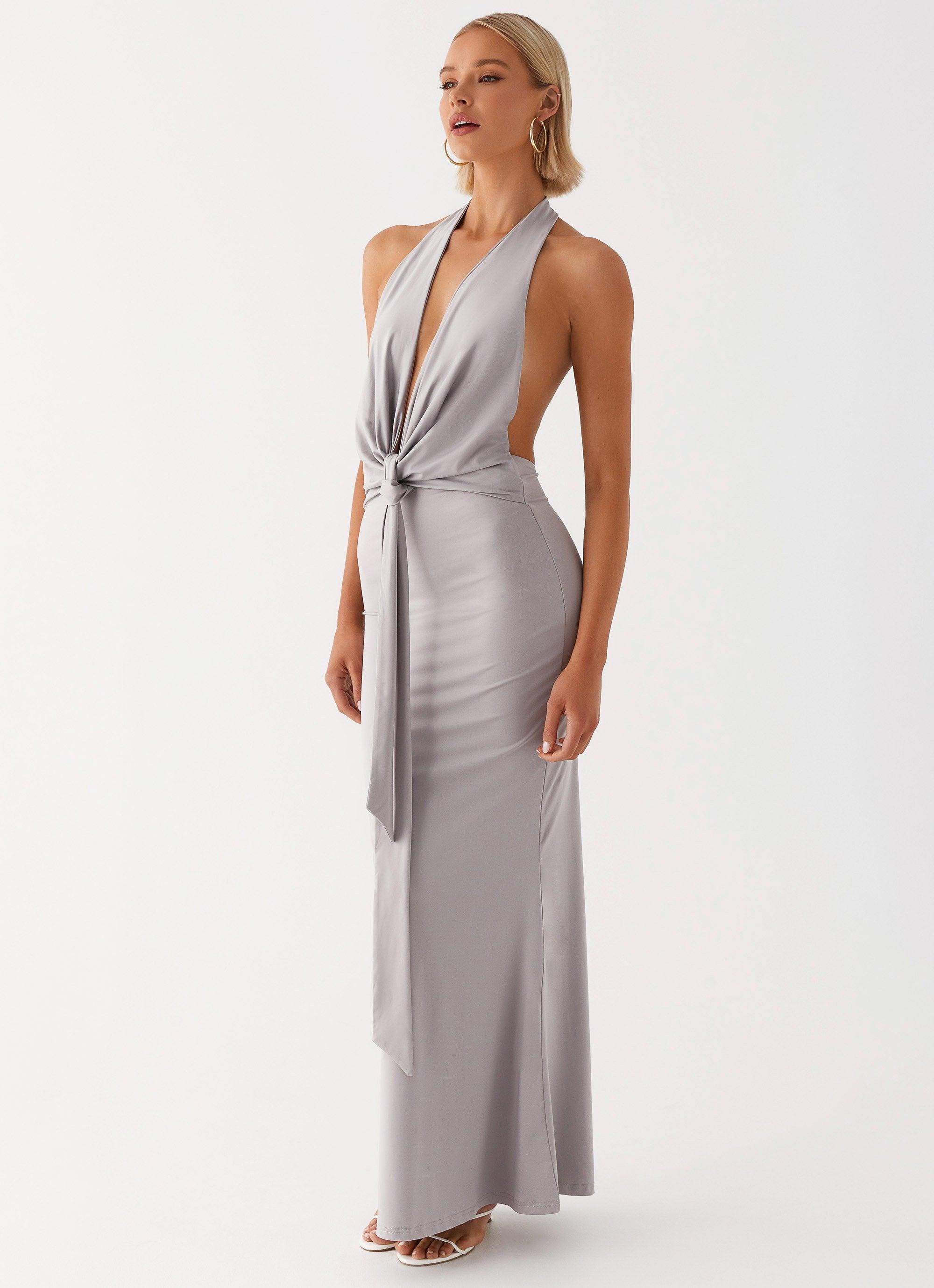 Carmella Maxi Dress - Grey Product Image