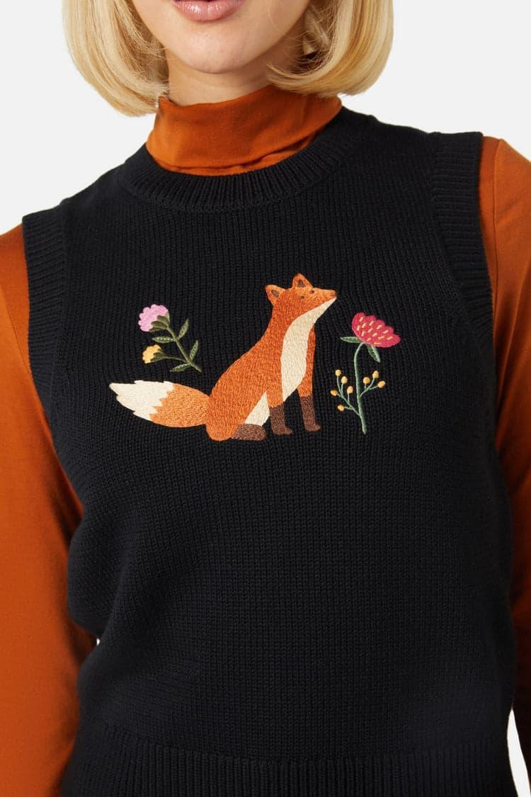 Fox Knit Vest Product Image