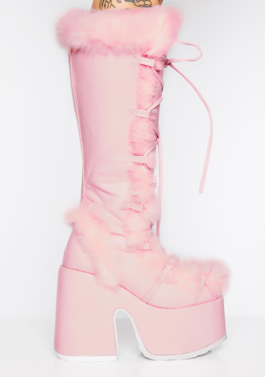 Pure Vigilance Platform Boots-Pink Male Product Image