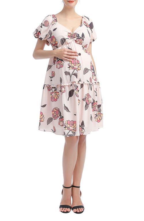 Kimi and Kai Anouk Floral A-Line Maternity/Nursing Dress Product Image