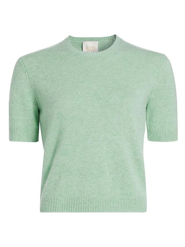 Womens Audrey Crewneck Short-Sleeve Sweater Product Image