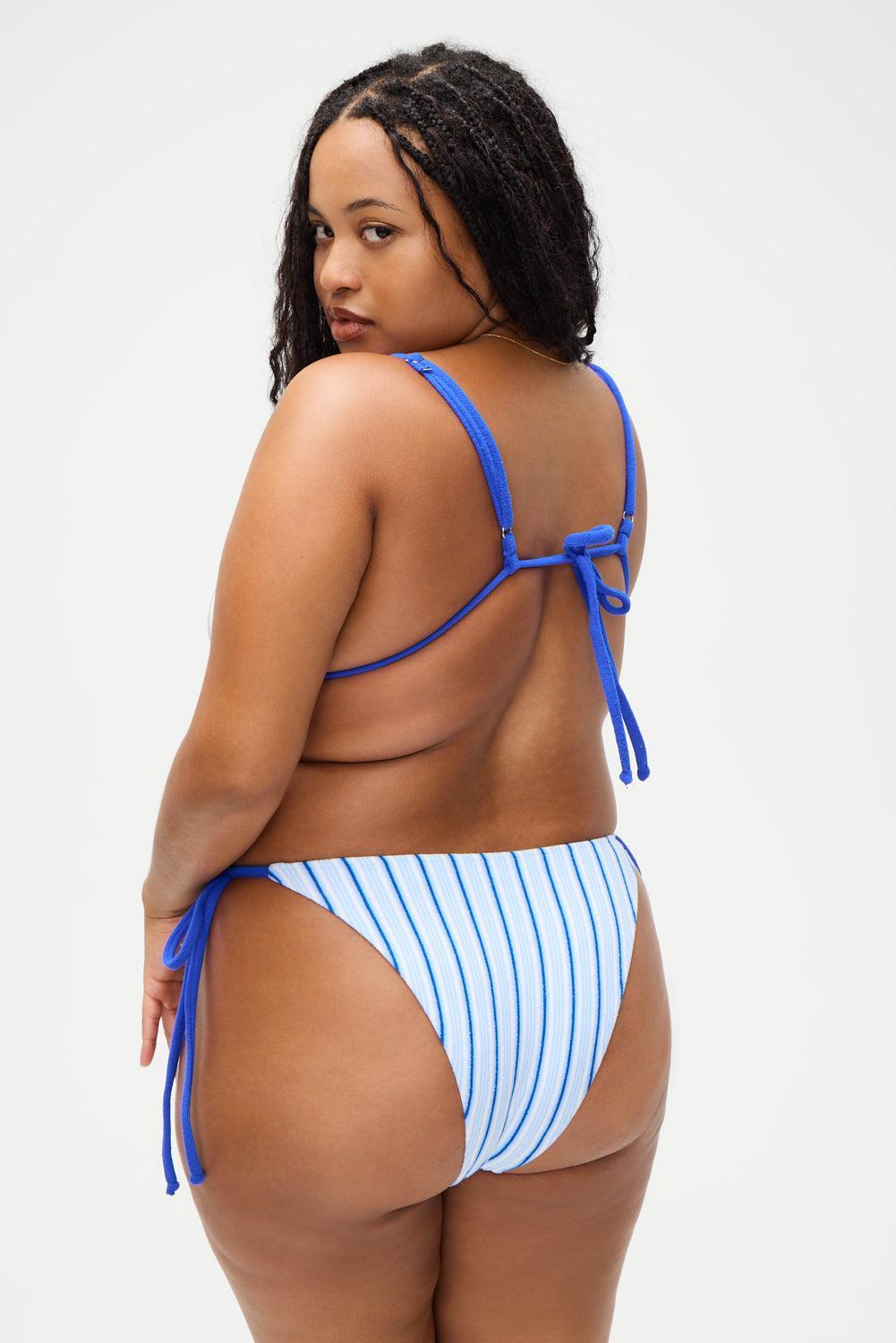 Divine Skimpy Bikini Bottom - Seaside Stripe Product Image