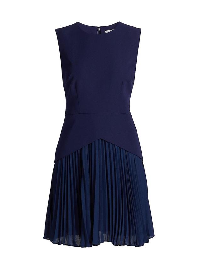 Womens Haddy Pleated Minidress Product Image