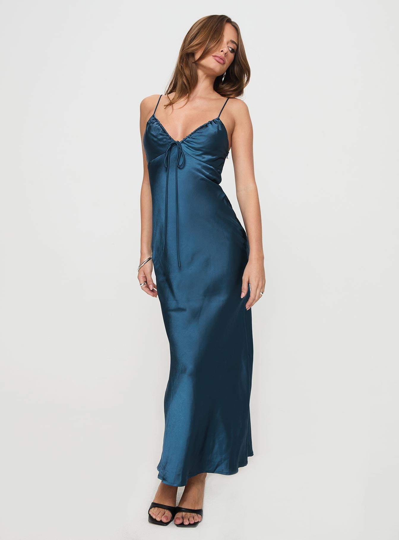 Maguire Maxi Dress Navy Product Image