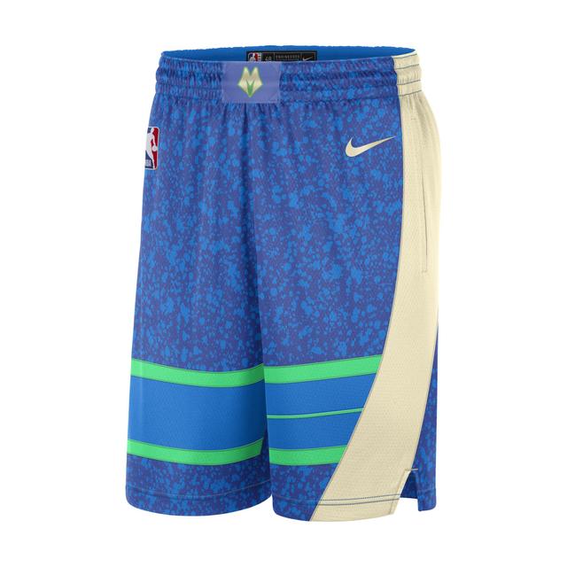 Milwaukee Bucks City Edition 2023/24 Nike Mens Dri-FIT NBA Swingman Shorts Product Image