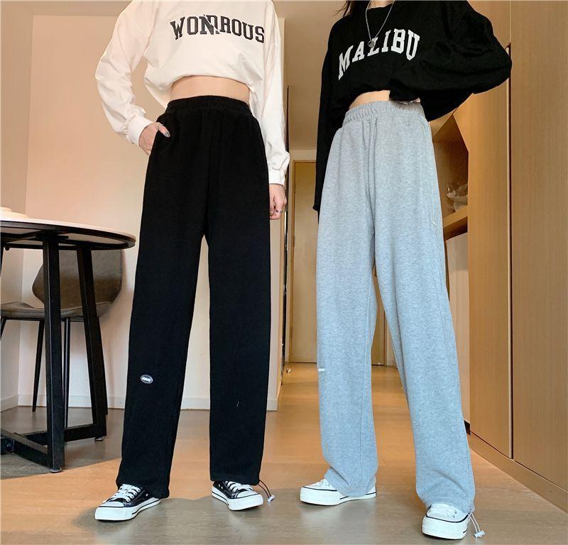 Lettering Jogger Sweatpants Product Image