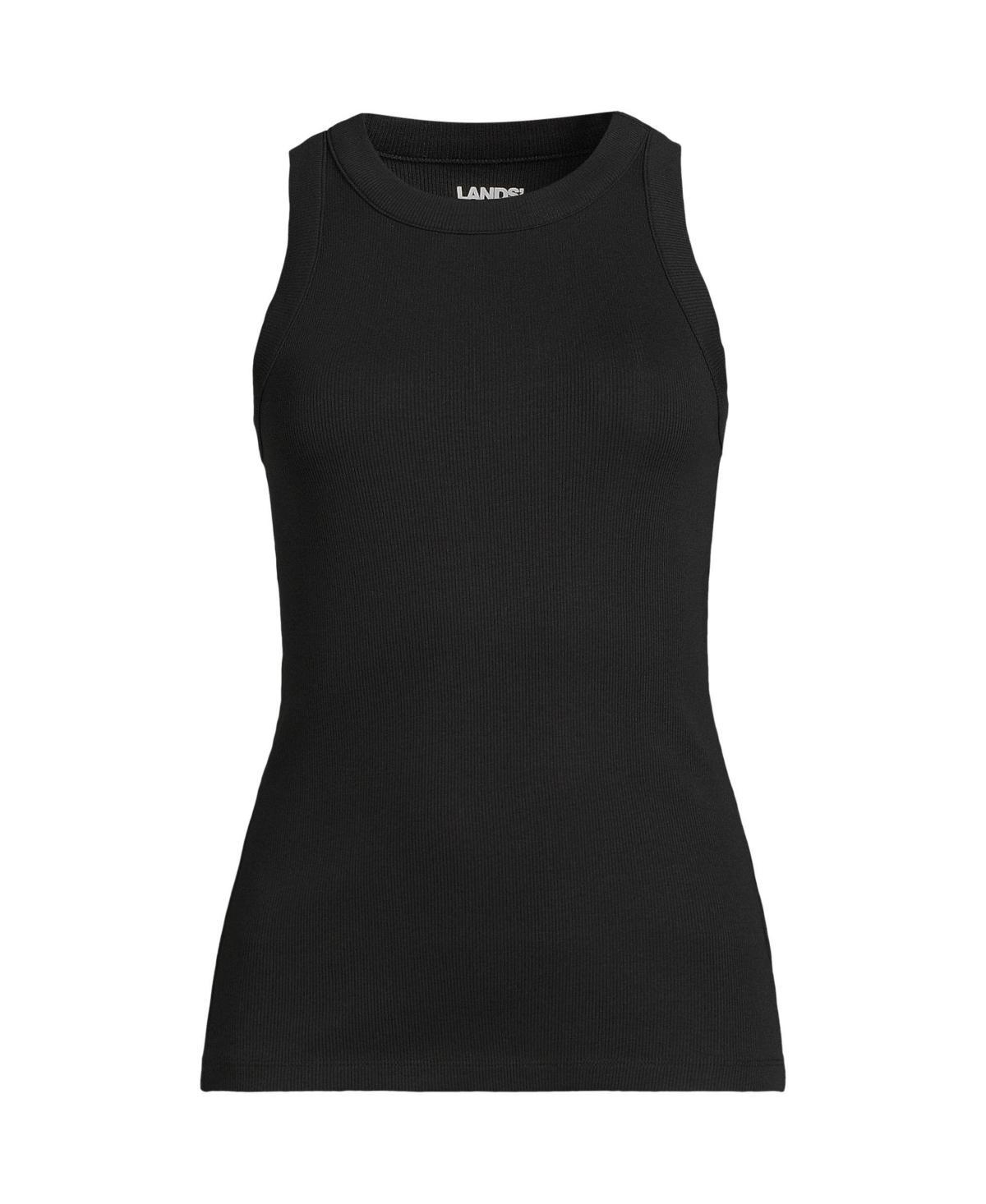 Lands End Womens Rib Tank Top Product Image