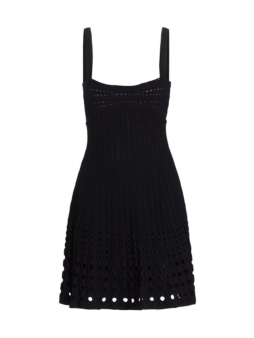 Franklin Crochet Fit & Flare Mini Dress Product Image