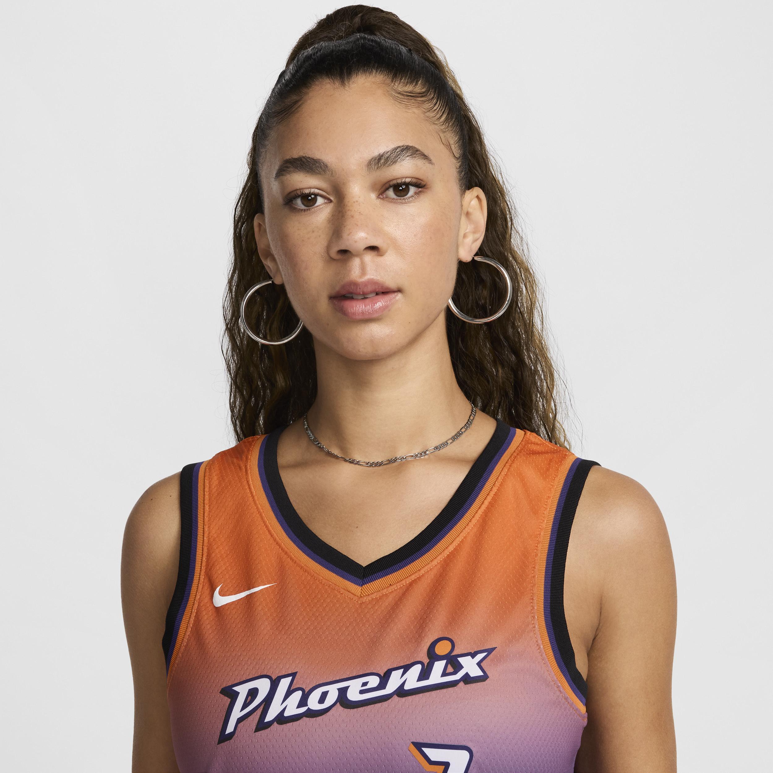 Nike Womens WNBA Victory Explorer Jersey - Clay Orange/New Orchid Product Image