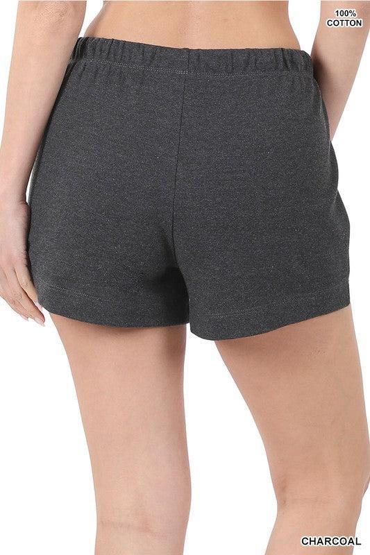 3010   Shelli Cotton Drawstring Shorts Product Image