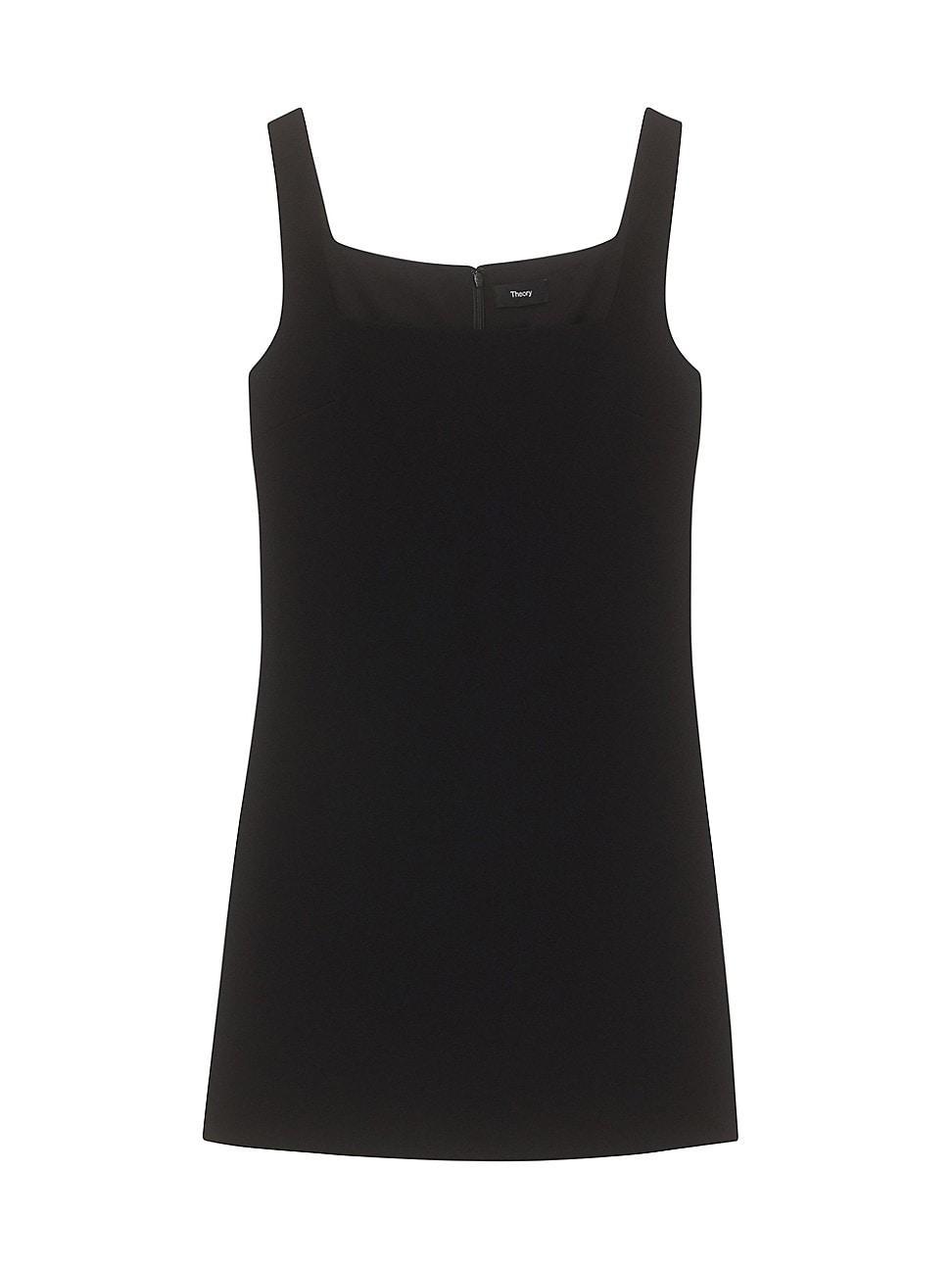 Womens Crepe Mini Shift Dress Product Image