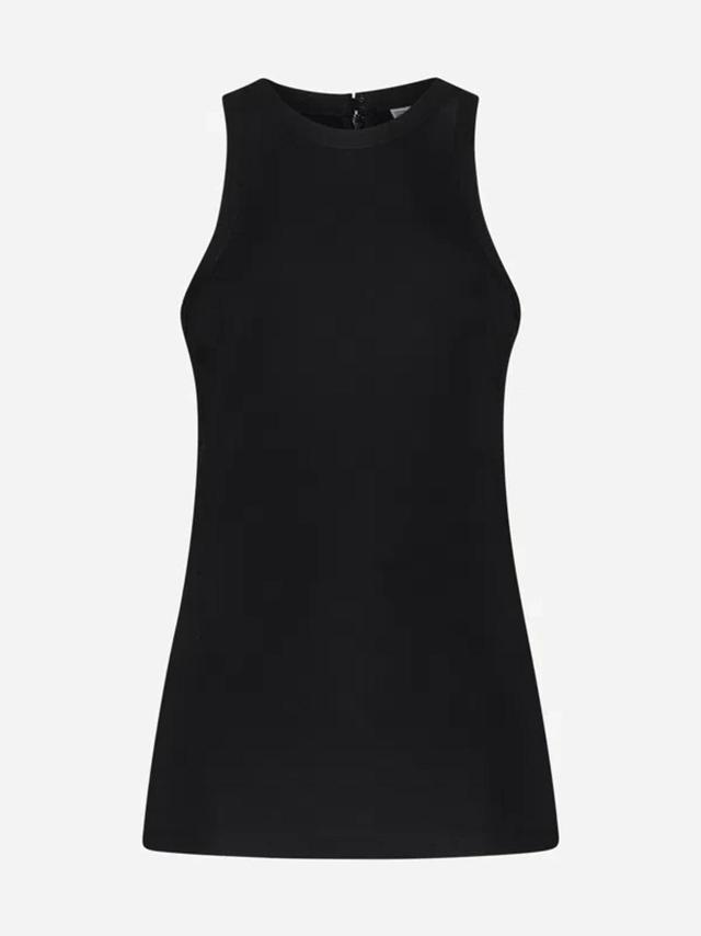 TOTÊME Tank Top In Black Product Image