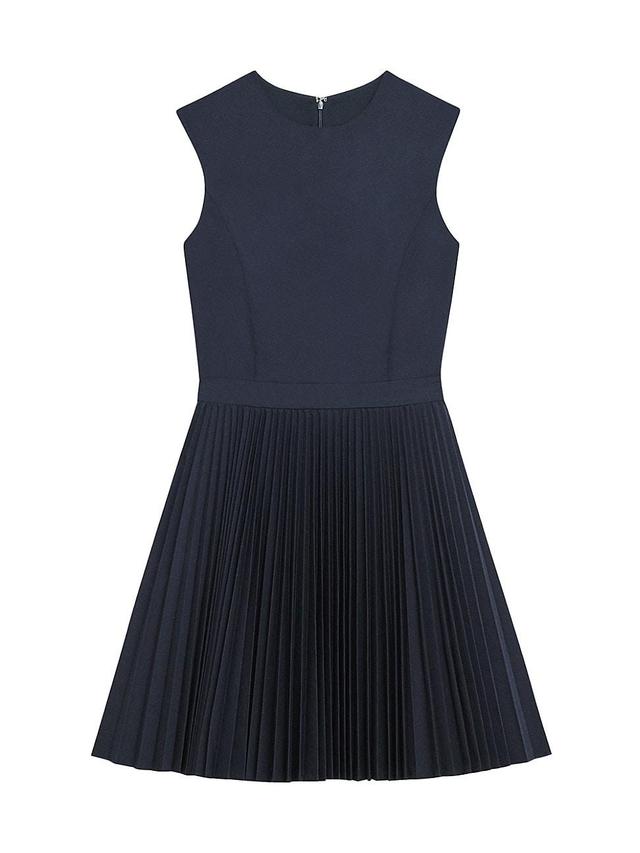 Womens Sleeveless Pleated Minidress Product Image