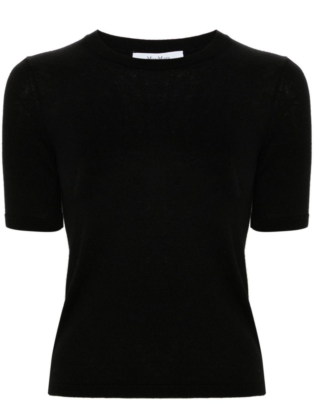 MAX MARA Warren Short-sleeve Jumper In Black Product Image