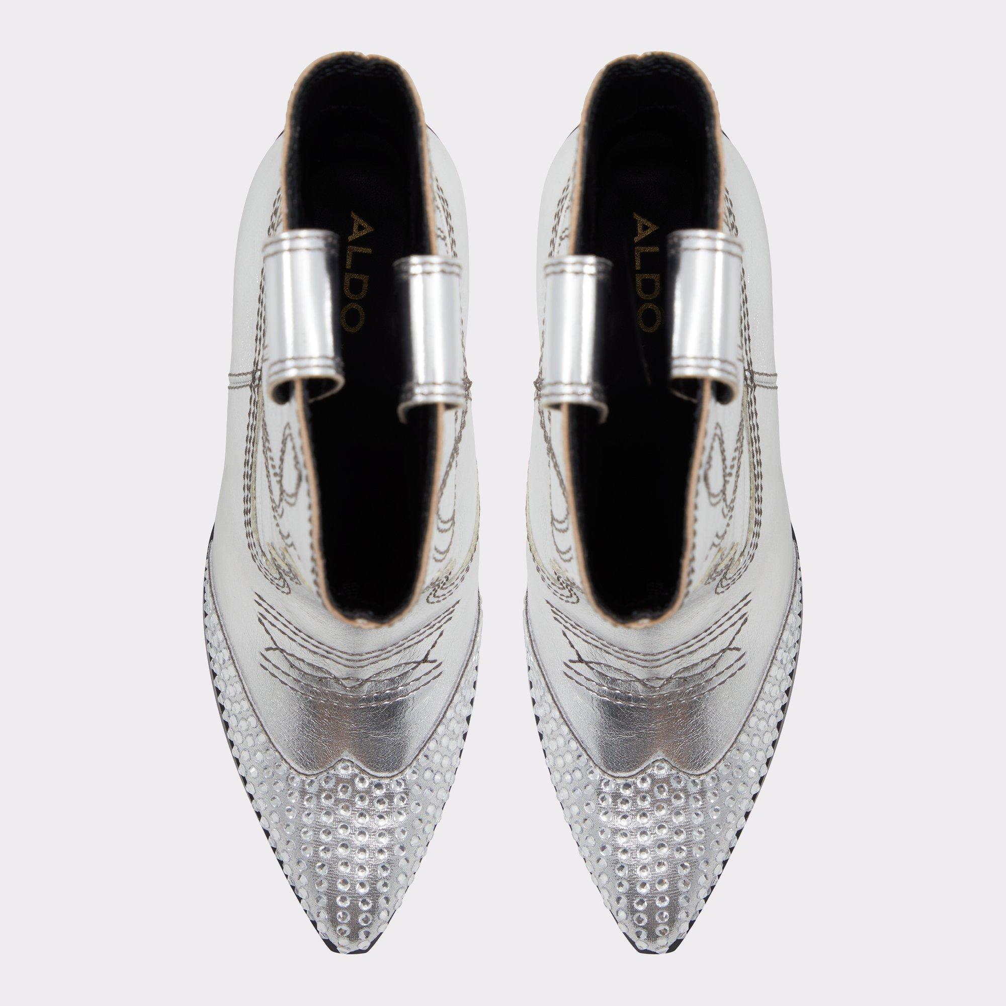 Omaha Silver Women's Ankle Boots | ALDO US Product Image