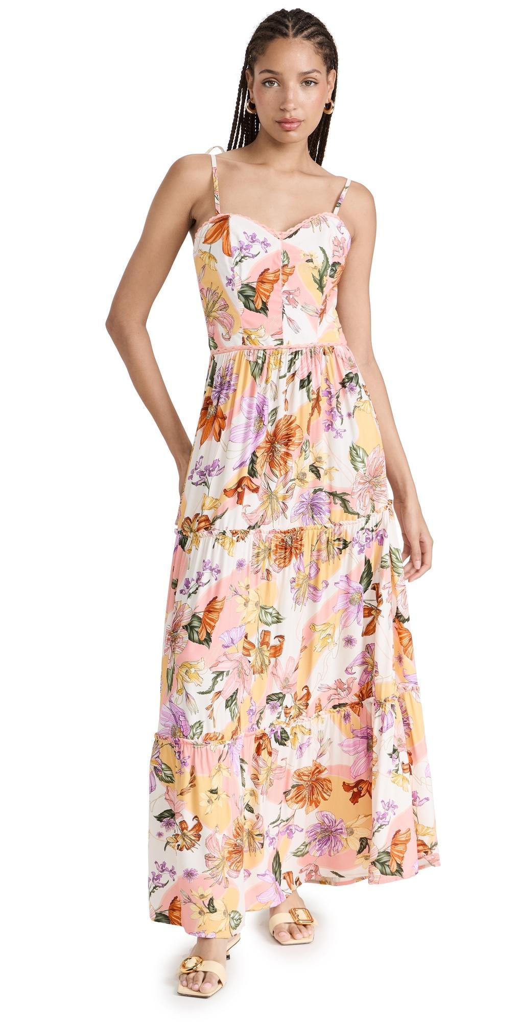 Agua Bendita Suzie Maxi Dress Multicolor M Product Image