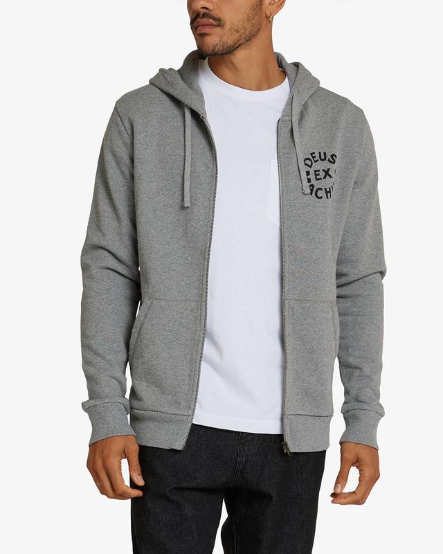 Circle Logo Hoodie - Grey Marle Product Image